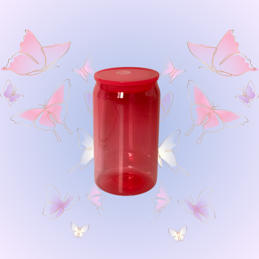 Fuchsia 16 oz plastic cup